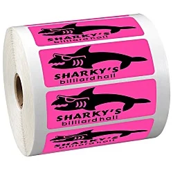 Sticker by the Roll - Rectangle - 1-1/4" x 3-5/8"