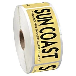 Sticker by the Roll - Rectangle - 1-1/2" x 3-1/2"