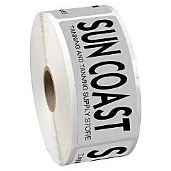 Sticker by the Roll - Rectangle - 1-1/2" x 3-1/2"