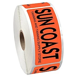 Sticker by the Roll - Rectangle - 1-1/2" x 3-1/2"