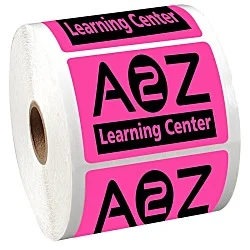 Sticker by the Roll - Rectangle - 2" x 2-3/4"