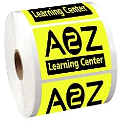 Sticker by the Roll - Rectangle - 2" x 2-3/4"