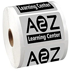 Sticker by the Roll - Rectangle - 2" x 2-3/4"