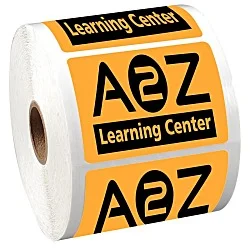 Sticker by the Roll - Rectangle - 2" x 2-3/4"
