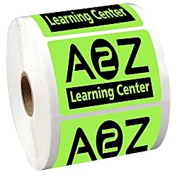 Sticker by the Roll - Rectangle - 2" x 2-3/4"
