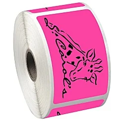 Sticker by the Roll - Rectangle - 2" x 3-1/2"