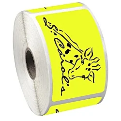 Sticker by the Roll - Rectangle - 2" x 3-1/2"