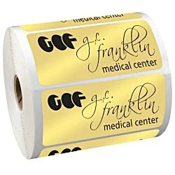 Sticker by the Roll - Rectangle - 2" x 4"