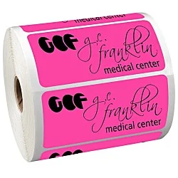 Sticker by the Roll - Rectangle - 2" x 4"