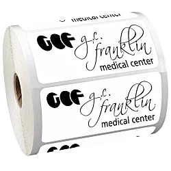 Sticker by the Roll - Rectangle - 2" x 4"