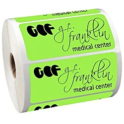 Sticker by the Roll - Rectangle - 2" x 4"