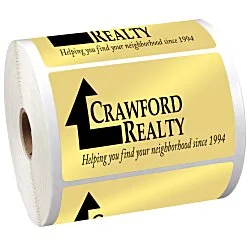 Sticker by the Roll - Rectangle - 2-1/2" x 4"