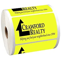 Sticker by the Roll - Rectangle - 2-1/2" x 4"
