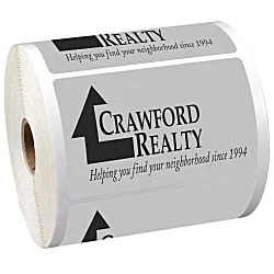 Sticker by the Roll - Rectangle - 2-1/2" x 4"