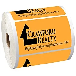 Sticker by the Roll - Rectangle - 2-1/2" x 4"