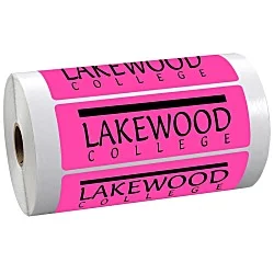 Sticker by the Roll - Rectangle - 1-3/4" x 5-1/4"