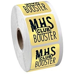Sticker by the Roll - Square - 1-1/2" x 1-1/2"