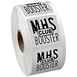 Sticker by the Roll - Square - 1-1/2" x 1-1/2"