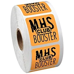 Sticker by the Roll - Square - 1-1/2" x 1-1/2"