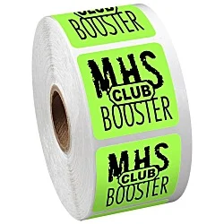 Sticker by the Roll - Square - 1-1/2" x 1-1/2"
