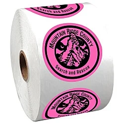 Sticker by the Roll - Circle - 2-1/4"