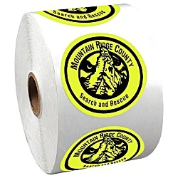 Sticker by the Roll - Circle - 2-1/4"