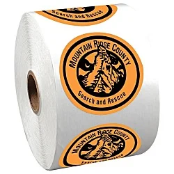 Sticker by the Roll - Circle - 2-1/4"