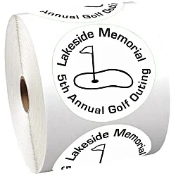 Sticker by the Roll - Circle - 3-1/4"