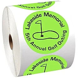 Sticker by the Roll - Circle - 3-1/4"