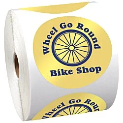 Sticker by the Roll - Circle - 3-1/2"