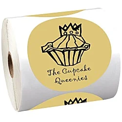 Sticker by the Roll - Circle - 3-3/4"