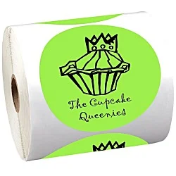 Sticker by the Roll - Circle - 3-3/4"