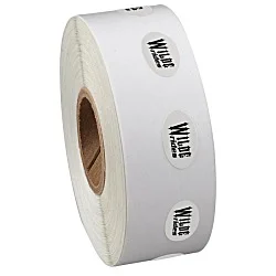 Sticker by the Roll - Oval - 3/8" x 5/8"