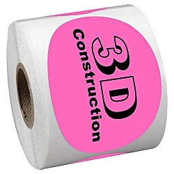 Sticker by the Roll - Oval - 2" x 3"