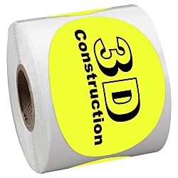 Sticker by the Roll - Oval - 2" x 3"