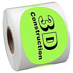 Sticker by the Roll - Oval - 2" x 3"
