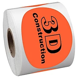 Sticker by the Roll - Oval - 2" x 3"