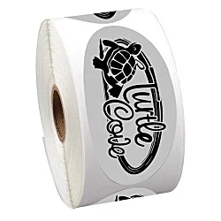 Sticker by the Roll - Oval - 1-3/4' x 3-5/8"