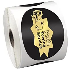 Sticker by the Roll - Oval - 2-5/8" x 3-3/4"