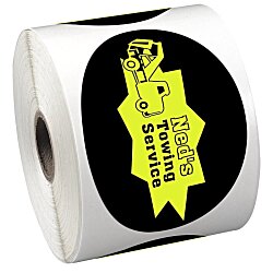 Sticker by the Roll - Oval - 2-5/8" x 3-3/4"