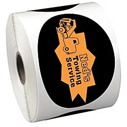 Sticker by the Roll - Oval - 2-5/8" x 3-3/4"