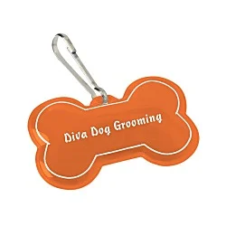 Reflective Pet Collar Tag - Dog Bone