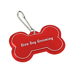 Reflective Pet Collar Tag - Dog Bone