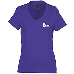 Hanes Perfect-T V-Neck T-Shirt - Ladies'