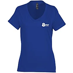 Hanes Perfect-T V-Neck T-Shirt - Ladies'