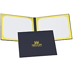 Double Award Folder - Foil Corners
