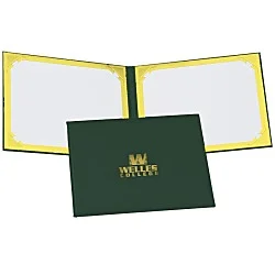 Double Award Folder - Foil Corners