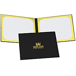 Double Award Folder - Foil Corners