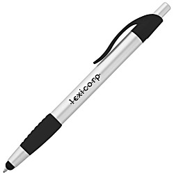Simplistic Stylus Grip Pen - Silver