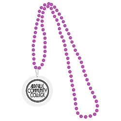 Mardi Gras Beads with Medallion
